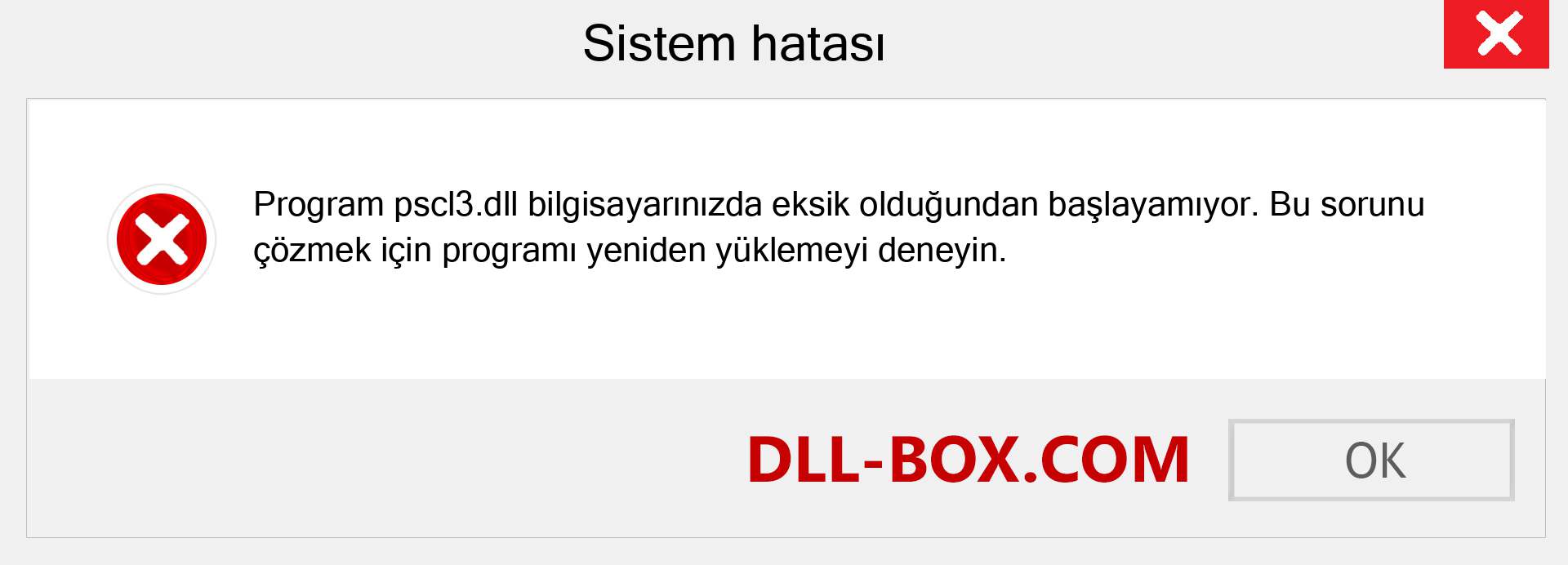 pscl3.dll dosyası eksik mi? Windows 7, 8, 10 için İndirin - Windows'ta pscl3 dll Eksik Hatasını Düzeltin, fotoğraflar, resimler